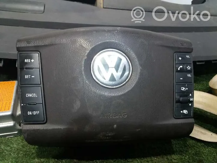 Volkswagen Touareg I Zestaw poduszek powietrznych z panelem 3D0880203B2K7