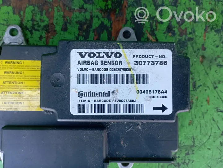 Volvo V50 Module de contrôle airbag 30773786