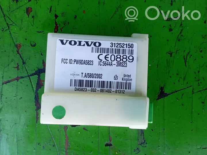 Volvo V50 Boîtier module alarme 31252150