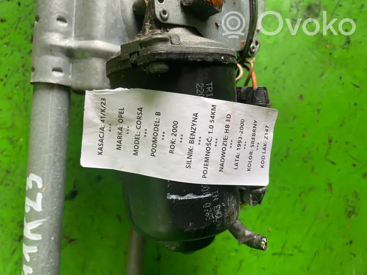 Opel Corsa B Motor y varillaje del limpiaparabrisas delantero 