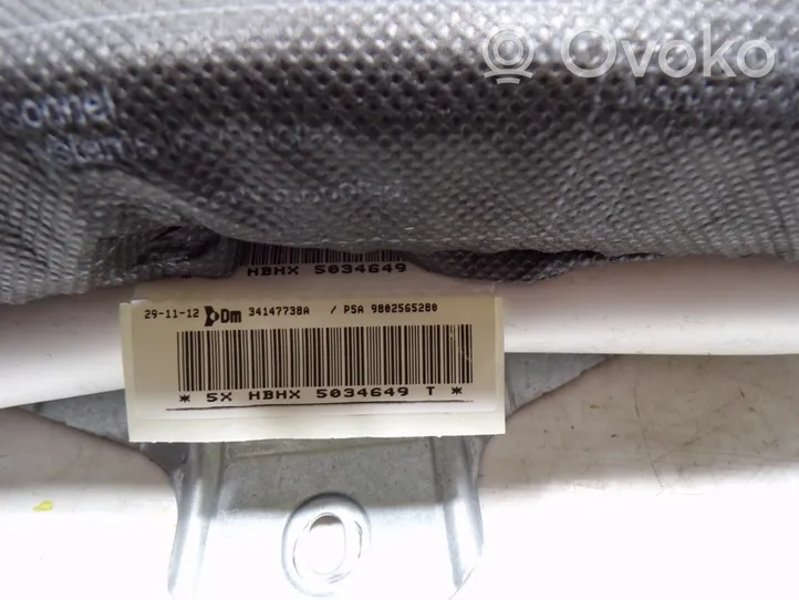 Citroen DS5 Airbag portiera anteriore 9802565280