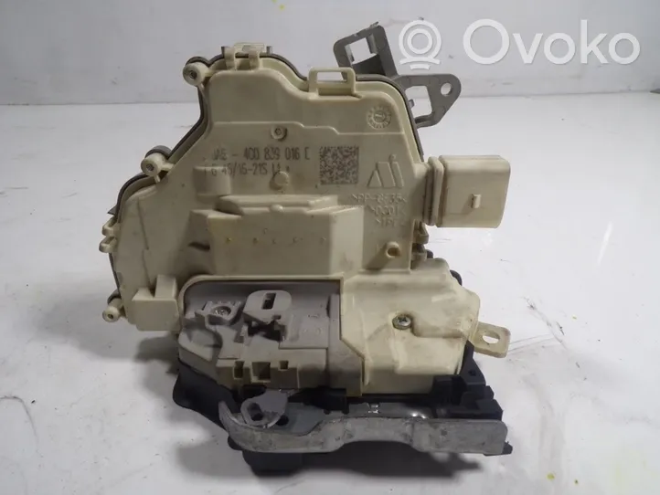 Audi A3 S3 8V Etuoven lukko 4G0839016E