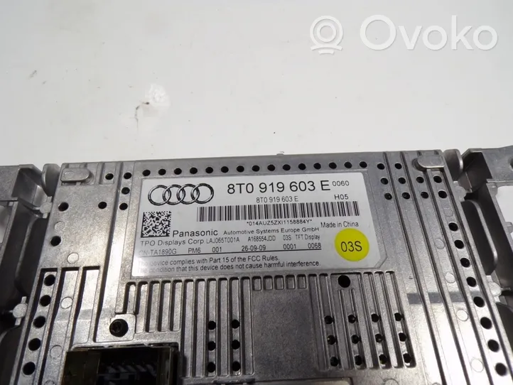 Audi A4 Allroad Wyświetlacz Head Up 8T0057603E