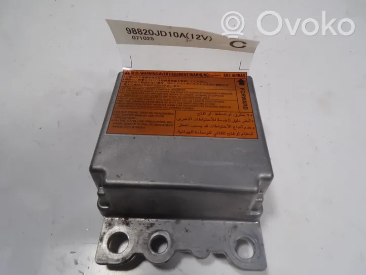 Nissan Qashqai+2 Module de contrôle airbag K8820JD10A