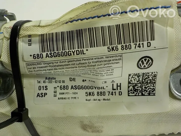 Volkswagen Golf SportWagen Etuoven turvatyyny 5K6880741D