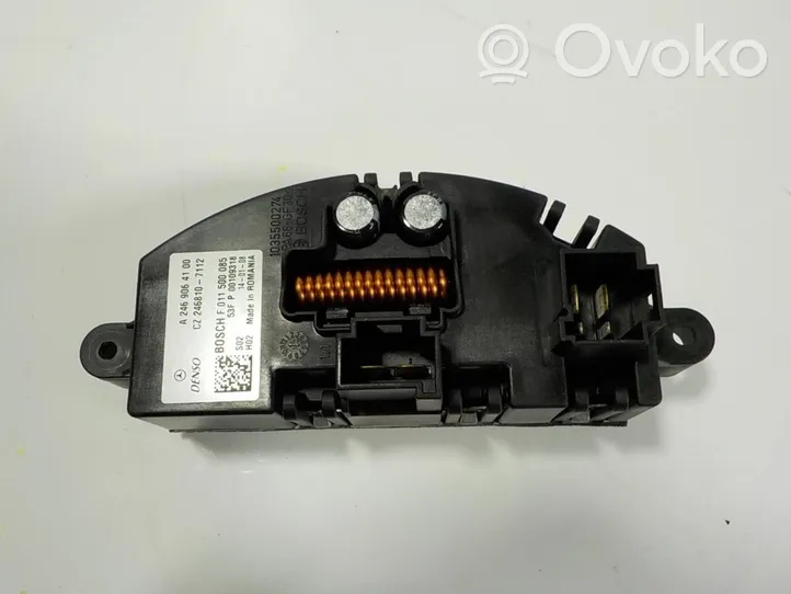 Mercedes-Benz B W246 W242 Motorino ventola riscaldamento/resistenza ventola A2469064100