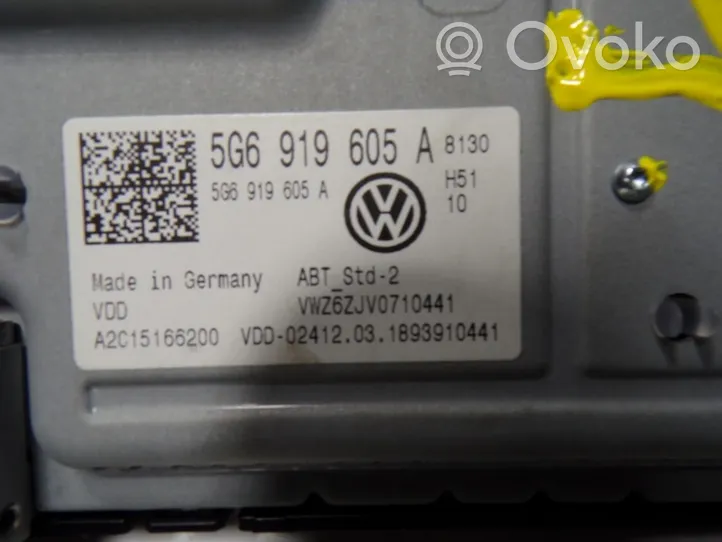 Volkswagen T-Roc Hi-Fi-äänentoistojärjestelmä 5G6919605A