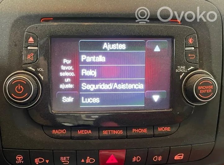 Fiat 500E Unité de contrôle son HiFi Audio 735567444