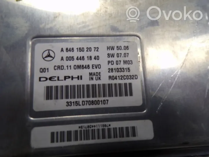 Mercedes-Benz CLK AMG A208 C208 Calculateur moteur ECU A6461503234