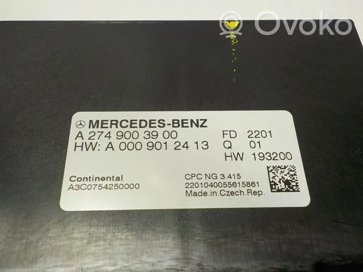 Mercedes-Benz Vito Viano W447 Altre centraline/moduli A2749003900