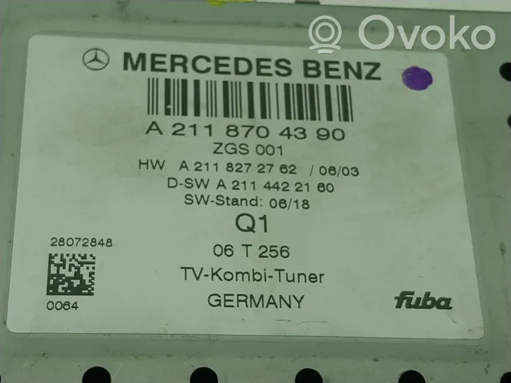 Mercedes-Benz R W251 Inne komputery / moduły / sterowniki A2118704390