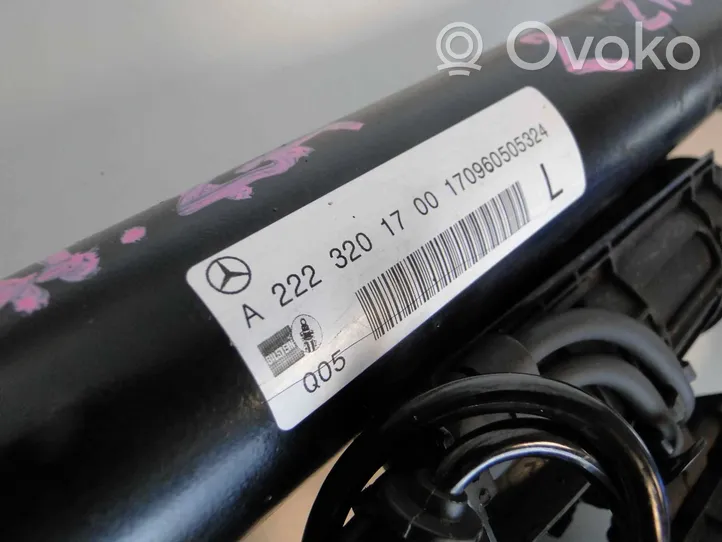 Mercedes-Benz S W222 Amortyzator zawieszenie pneumatycznego osi tylnej A2223201700