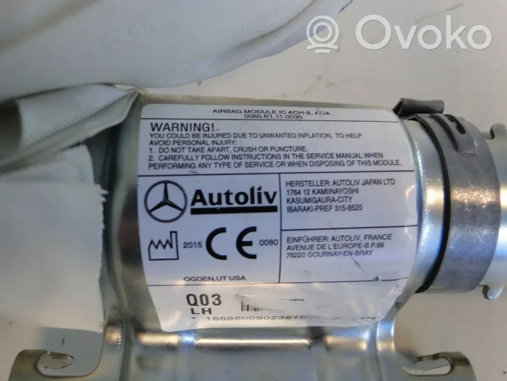 Mercedes-Benz GL X166 Airbag da tetto A1668601002