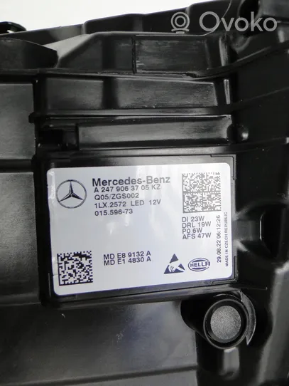 Mercedes-Benz GLA H247 Etu-/Ajovalo A2479063705