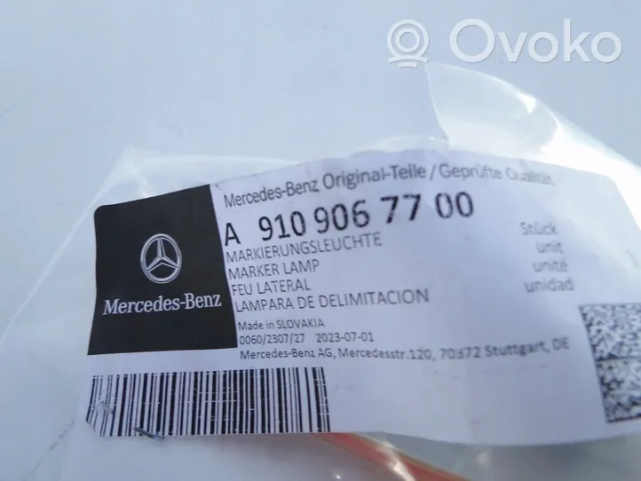 Mercedes-Benz Sprinter W907 W910 Piloto intermitente del guardabarros delantero A9109067700