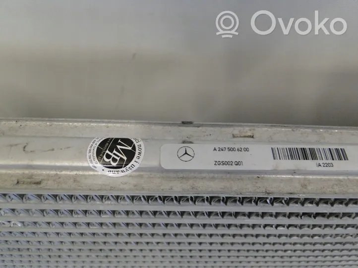 Mercedes-Benz CLA C118 X118 Chłodnica powietrza doładowującego / Intercooler A2475006200Q01