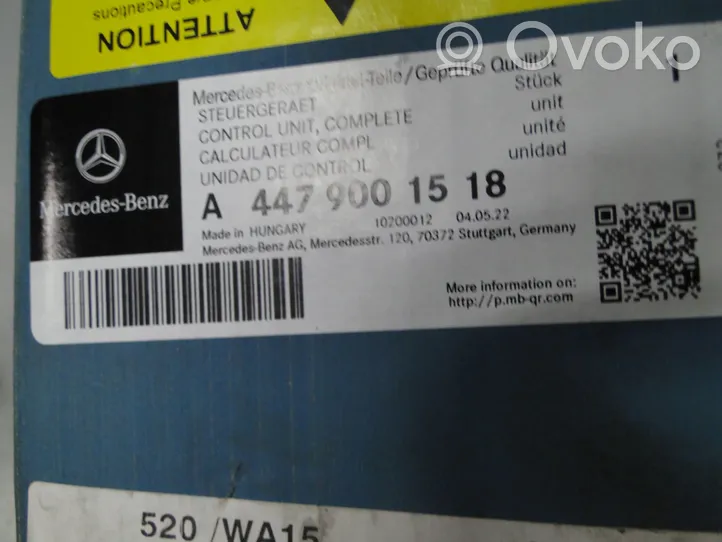 Mercedes-Benz V Class W447 Capteur radar de distance A4479001518