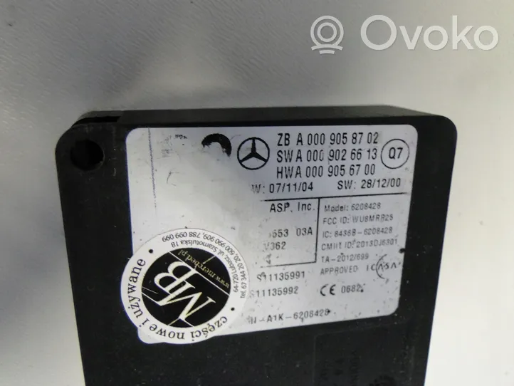 Mercedes-Benz S C217 Capteur radar de distance A0009058702