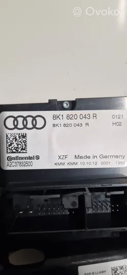 Audi A4 S4 B8 8K Ilmastoinnin ohjainlaite 8K1820043R