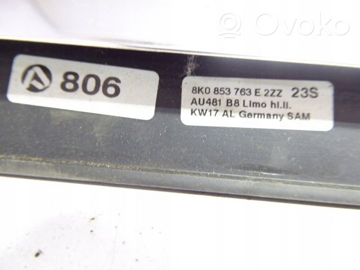 Audi A4 S4 B8 8K Rivestimento della portiera anteriore (modanatura) 8K0853763E