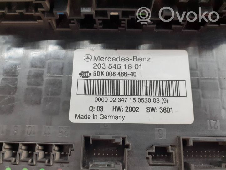 Mercedes-Benz C W203 Sulakemoduuli 2035451801