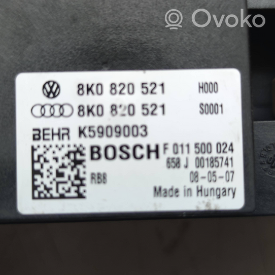 Audi A4 S4 B8 8K Lämpöpuhaltimen moottorin vastus 8K0820521