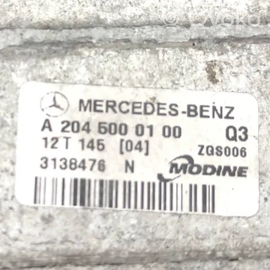 Mercedes-Benz E W212 Chłodnica powietrza doładowującego / Intercooler A2045000100