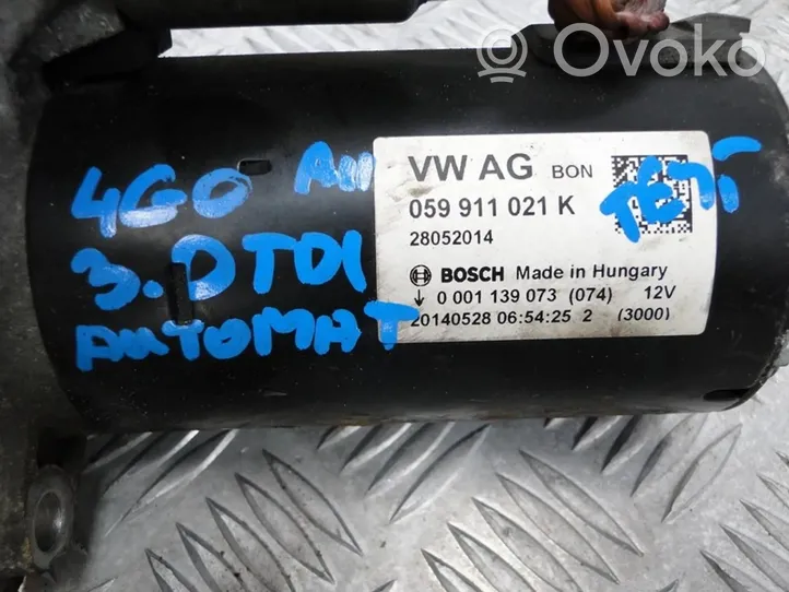 Audi A6 S6 C7 4G Motorino d’avviamento 059911021K