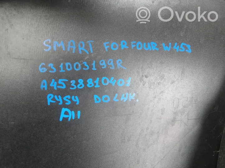Smart ForFour II W453 Garde-boue avant 