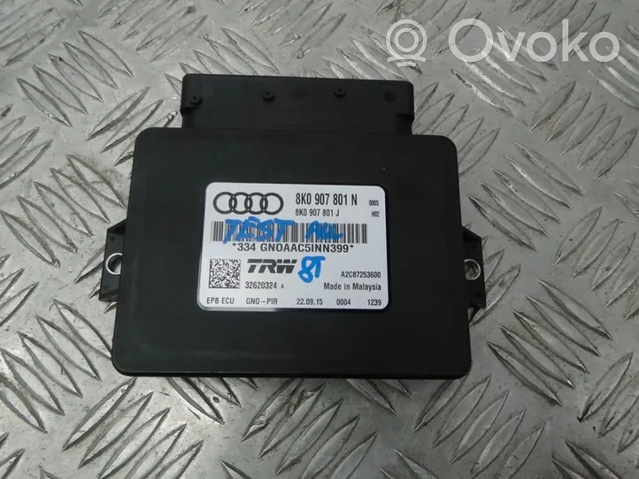 Audi A4 S4 B8 8K Centralina di apertura del cofano del bagagliaio 8K0907801N