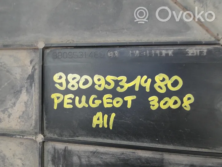 Peugeot 3008 II Cache de protection sous moteur 9809531480