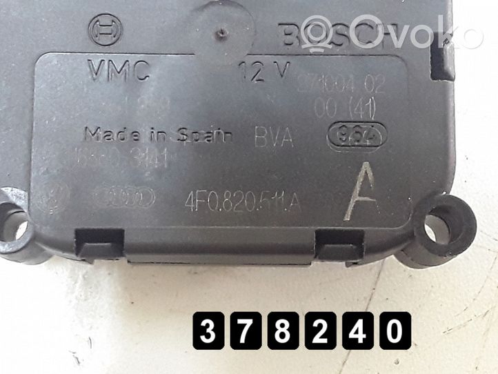 Audi A6 S6 C6 4F Motorino attuatore aria 4f0820511a