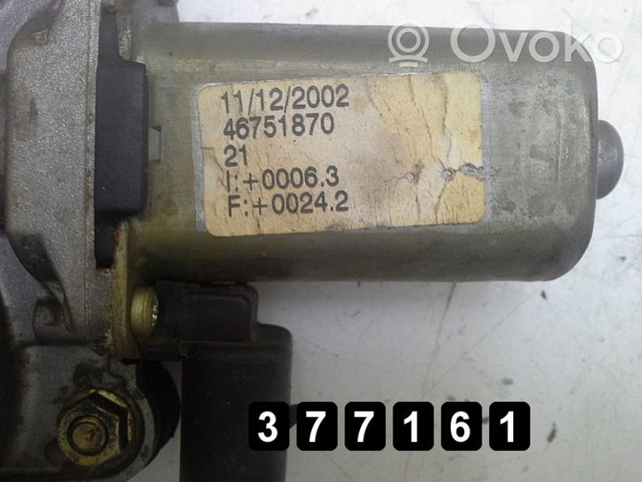 Alfa Romeo 147 Priekinio el. Lango pakėlimo mechanizmo komplektas 46751870