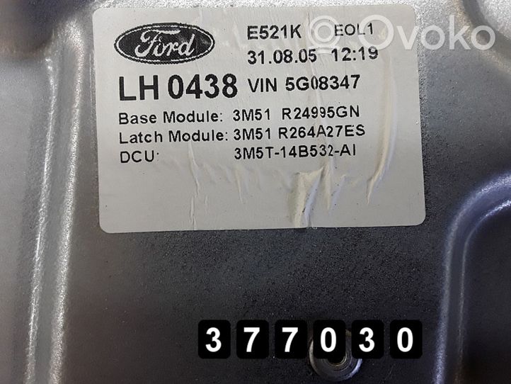 Ford Focus C-MAX Priekinio el. Lango pakėlimo mechanizmo komplektas 3m51r24995gn