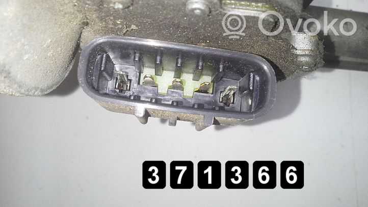 Opel Corsa C Mechanizm i silniczek wycieraczek szyby przedniej / czołowej 24441422