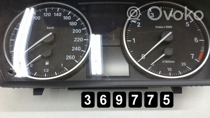 BMW 3 E90 E91 Tachimetro (quadro strumenti) # 1600 918705201