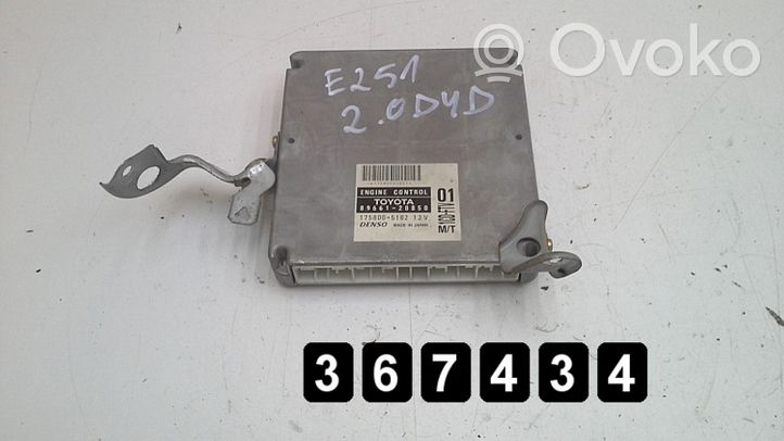 Toyota Previa (XR30, XR40) II Sterownik / Moduł ECU 2000d4d 89661-28850