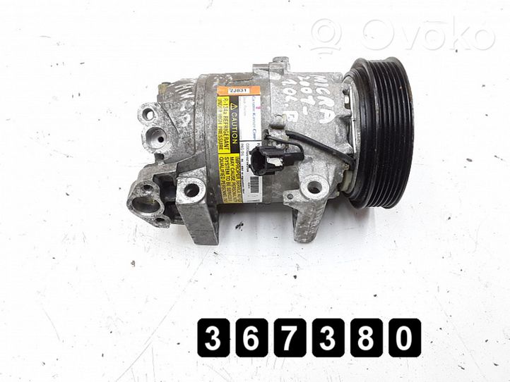 Nissan Micra Ilmastointilaitteen kompressorin pumppu (A/C) 1000petrol 2j83145010