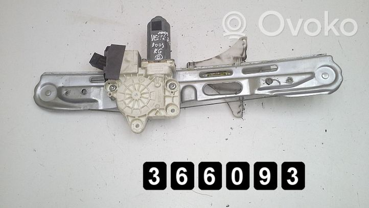 Opel Vectra C Front door window regulator with motor 990093102