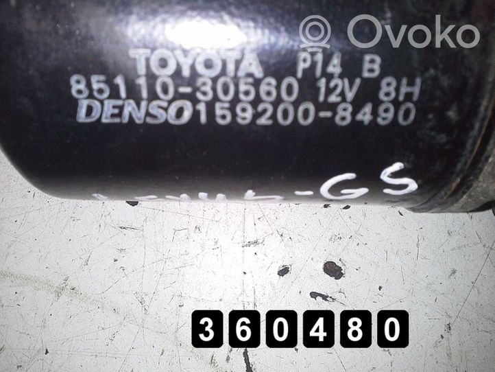 Lexus GS 300 350 430 450H Motorino del tergicristallo del lunotto posteriore 8511030560