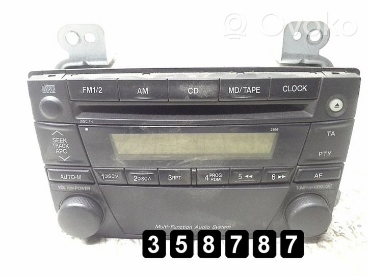 Mazda MPV Unité principale radio / CD / DVD / GPS 6561107651M