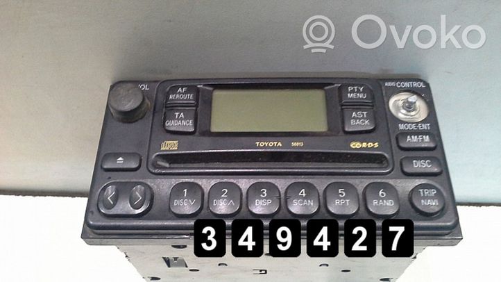 Toyota Land Cruiser (J100) Panel / Radioodtwarzacz CD/DVD/GPS 08600-01002