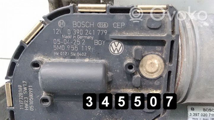 Volkswagen Golf Plus Takalasinpyyhkimen moottori 5m0955119