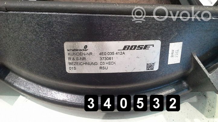 Audi A8 S8 D3 4E Altoparlante portiera anteriore 4e0035412a