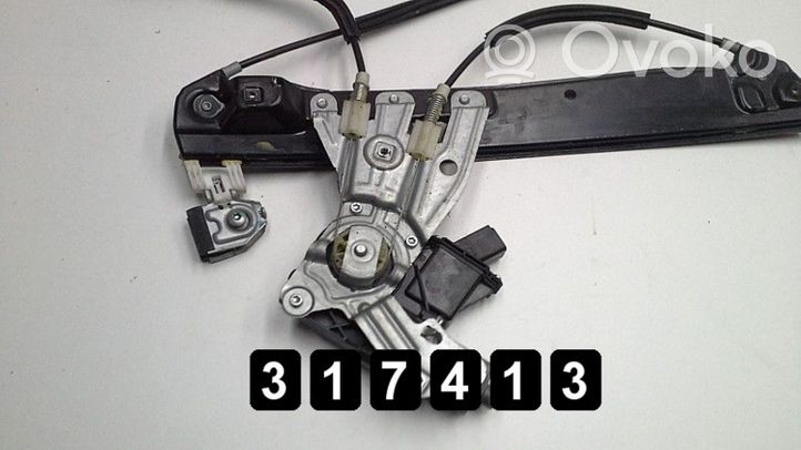 Opel Meriva A Front door window regulator with motor 