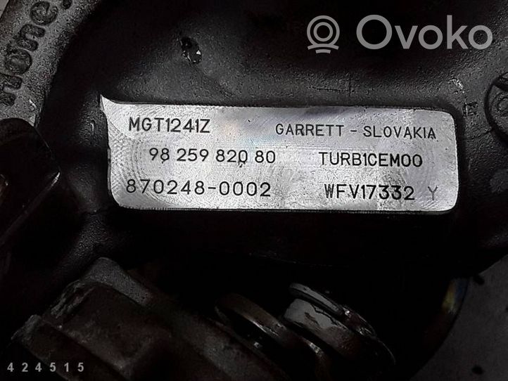 Citroen C5 Aircross Turboahdin 9825982080