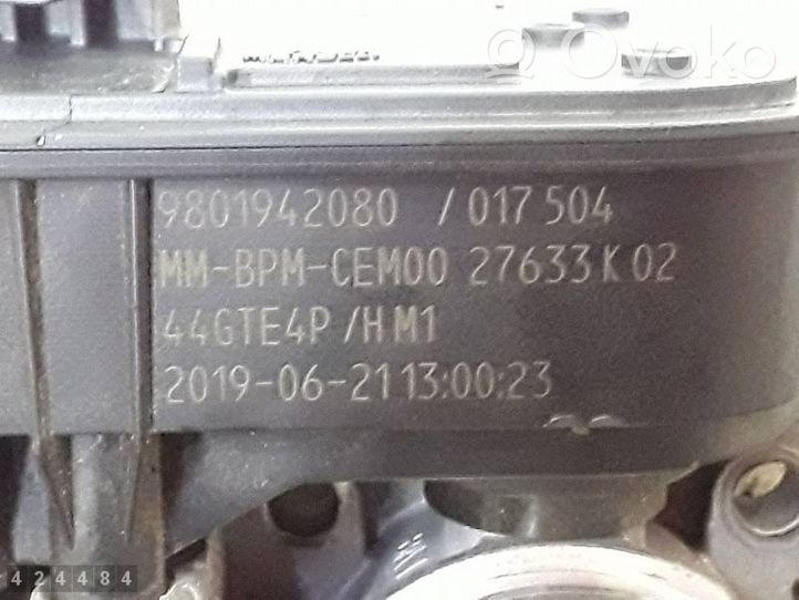 Citroen C5 Aircross Clapet d'étranglement 9801942080