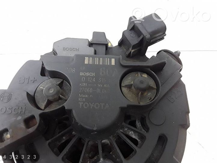 Toyota Hilux (AN10, AN20, AN30) Generatore/alternatore 0124315033