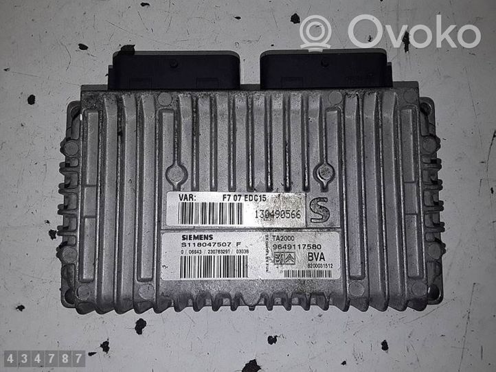 Citroen C5 Module de contrôle de boîte de vitesses ECU 9649117580