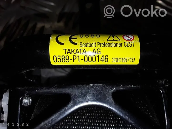 Toyota Aygo AB40 Pas bezpieczeństwa fotela przedniego 0589P1000146